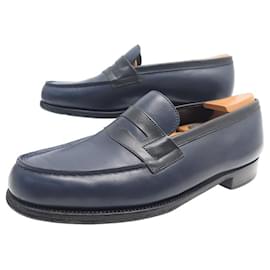 JM Weston-JM WESTON LOAFERS 180 honored Saint 6E 40 wide 40.5 SHOE TREE-Navy blue