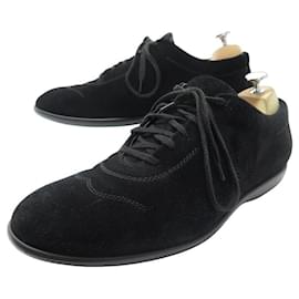 JM Weston-NINE JM WESTON SNEAKERS TRAINER SUEDE SHOES 601 8.5D 42.5 SUEDE SHOES-Black
