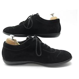 JM Weston-NINE JM WESTON SNEAKERS TRAINER SUEDE SHOES 601 8.5D 42.5 SUEDE SHOES-Black