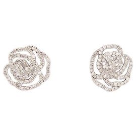 NEUN OHRRINGE VANESSA TUGENDHAFT LA ROSE DIAMANT ODER GOLD OHRRING Silber