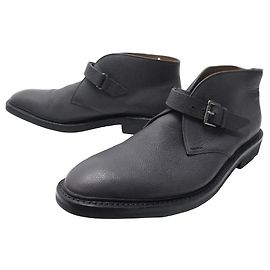 SAPATILHAS HESCHUNG 9.5 43.5 BOTAS DE COURO COM FIVELA GRAIN ANTRACITE Cinza antracite