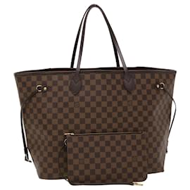Louis Vuitton-LOUIS VUITTON Damier Ebene Neverfull GM Tote Bag N51106 LV Auth 44034-Other