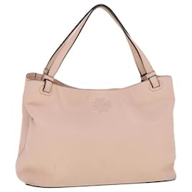 Tory Burch-TORY BURCH Tote Bag Leather Pink Auth am4505-Pink