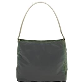 Prada-PRADA Shoulder Bag Nylon Gray Auth hk703-Grey