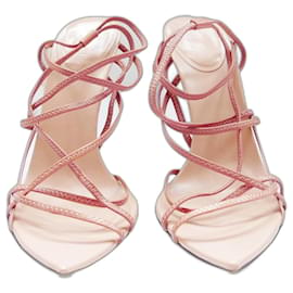 Gucci-Gucci pointed sole strappy sandals-Pink