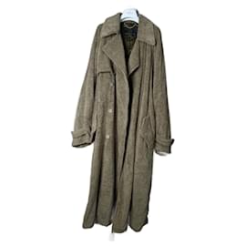 Balenciaga-Coats, Outerwear-Sand