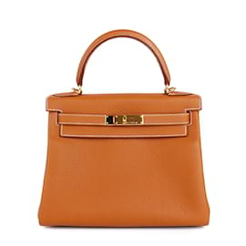 Hermès-HERMES  Handbags T.  Leather-Brown