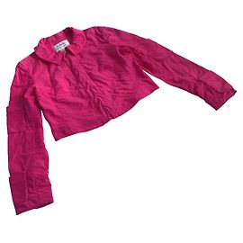 ***Chanel Pink Matelasse Jacket Pink