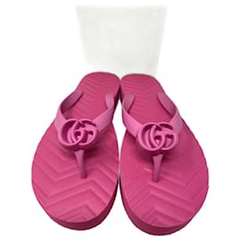 Gucci-Marmont flip flop-Pink