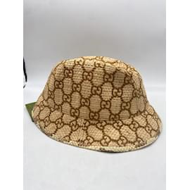 SAINT LAURENT Hats T.International S Cotton Grey ref.949730 - Joli Closet