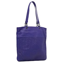 Bottega Veneta-Bottega Veneta Purple Intrecciato Tote-Purple