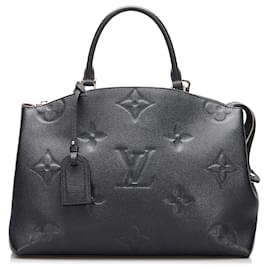 Louis Vuitton-Louis Vuitton Black Monogram Empreinte Giant Palais-Preto