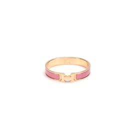 Hermès-Clic H Bracelet-Pink