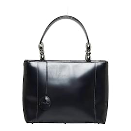 Dior-Malice Patent Leather Handbag-Black