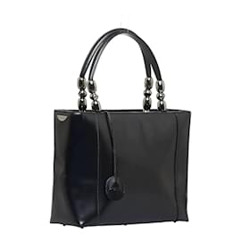 Dior-Malice Patent Leather Handbag-Black