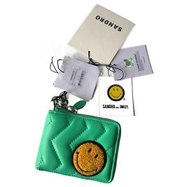 Sandro YZAWALLETSMILE Silvery Yellow Light green