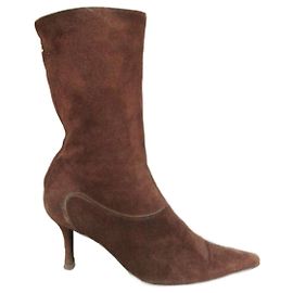 bottines Sergio Rossi p 38 Marron