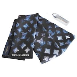 Louis Vuitton-Louis Vuitton Bandeau Mahina Flight Mode - Collection CAPSULE Bleu-Bleu