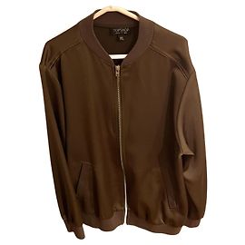 Topshop Satinjacke Khakigrün Grün