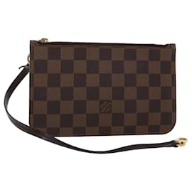 Louis Vuitton-Bolsa LOUIS VUITTON Damier Ebene Neverfull PM LV Auth yk7255-Outro