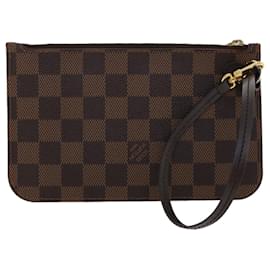 Louis Vuitton-Bolsa LOUIS VUITTON Damier Ebene Neverfull PM LV Auth yk7255-Outro