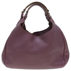 Autre Marque-BOTTEGAVENETA Shoulder Bag Leather Purple 125787 Auth yk7225-Purple