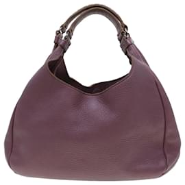 Autre Marque-BOTTEGAVENETA Shoulder Bag Leather Purple 125787 Auth yk7225-Purple