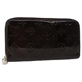 Louis Vuitton-LOUIS VUITTON Monogram Vernis Zippy Wallet Wallet Amarante M93522 LV Auth 44656-Other
