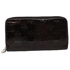 Louis Vuitton-LOUIS VUITTON Monogram Vernis Zippy Wallet Wallet Amarante M93522 LV Auth 44656-Other