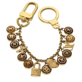 Louis Vuitton-LOUIS VUITTON Monogram Porte Cles Chainne Pastilles Charm M65380 LV Auth 44666-Multiple colors,Golden