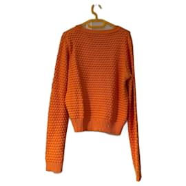 Topshop-Knitwear-Orange