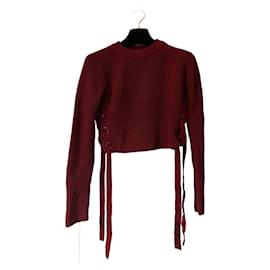 Topshop-Knitwear-Dark red
