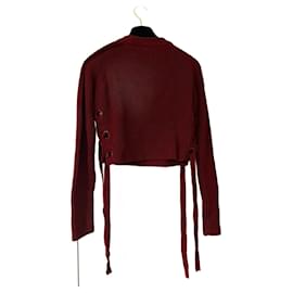 Topshop-Knitwear-Dark red