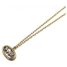 Collier Coach en métal doré Doré