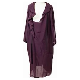 Marni-***Marni Mid-Length Dress-Purple