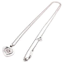 ***Collana Chopard Happy Spirit con diamanti in oro Silver hardware