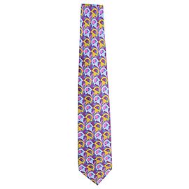 Gucci Printed Tie in Multicolor Silk Other
