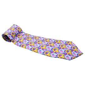 Gucci-Bedruckte Gucci-Krawatte aus mehrfarbiger Seide-Andere
