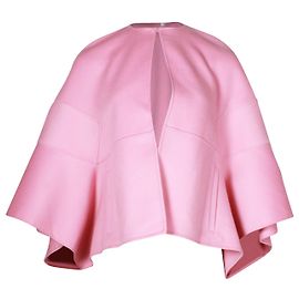 Valentino Garavani Cape Coat in Pink Wool Pink