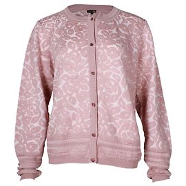 Escada-Cardigan aus rosa Wolle Pink