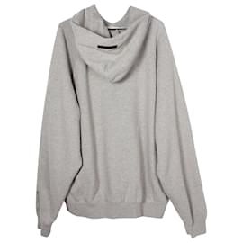 Fear of God-Fear of God Essentials Core Collection Pullover Hoodie in Grey Cotton-Grey