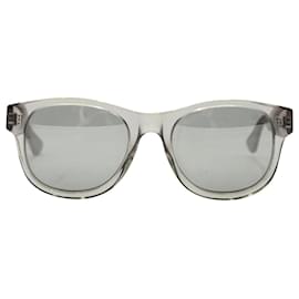 Gucci-Gucci Wayfarer GG0044SA-Sonnenbrille aus grauem Acetat-Grau