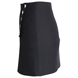 Ba&Sh-Minifalda de tubo con botones laterales Ba&Sh en poliéster negro-Negro