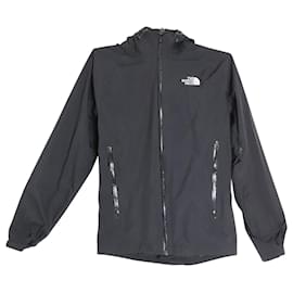 The North Face-The North Face Men's Stratos Hooded Full-zip Jacket in Black Nylon-Black