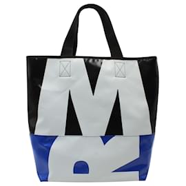 Marni-Marni Tote Bag Shopper's Logo en Polyester Multicolore-Multicolore