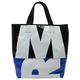 Marni Logo Shopper's Tote Bag in Multicolor Polyester Other Python print