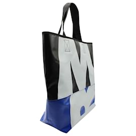 Marni-Marni Tote Bag Shopper's Logo en Polyester Multicolore-Multicolore