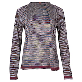 Missoni-Pull Col Rond Missoni en Laine Multicolore-Multicolore