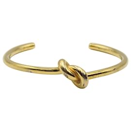 Céline-Céline-Armband mit offenem Knoten aus goldenem Metall-Golden