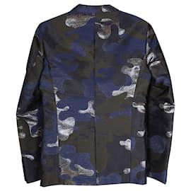 Dsquared2-Dsquared2 Blazer de soirée camouflage en polyester multicolore-Multicolore